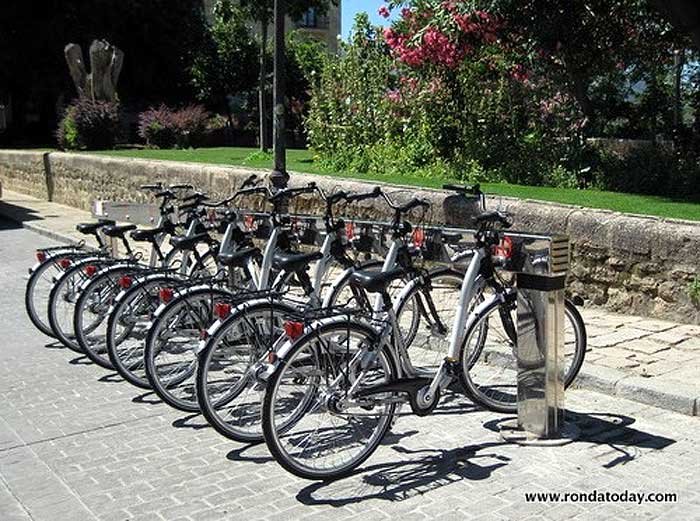 Bicycle hire in Ronda
