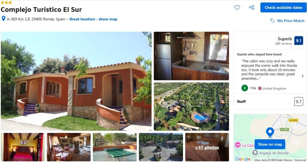Camping El Sur in Ronda