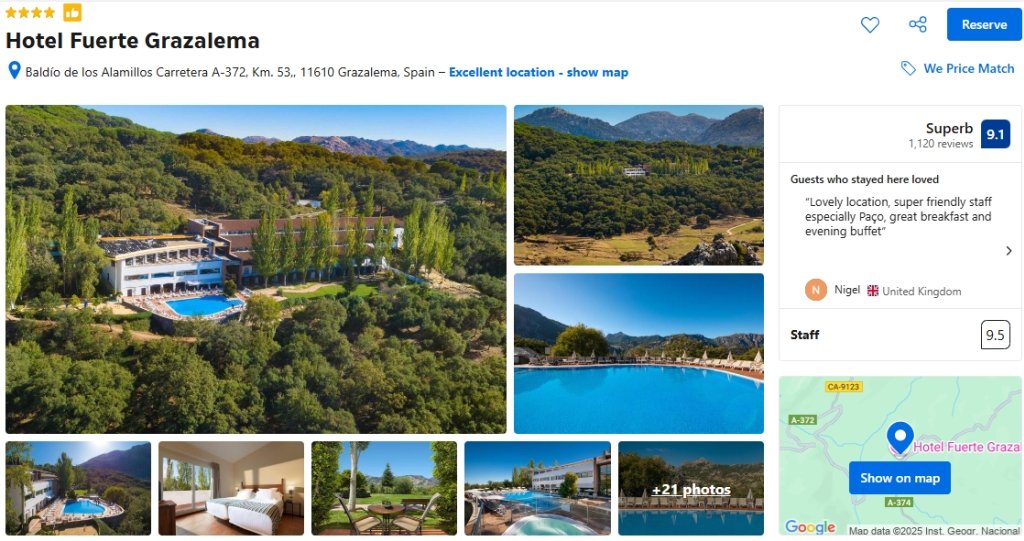 Hotel Fuerte Grazalema