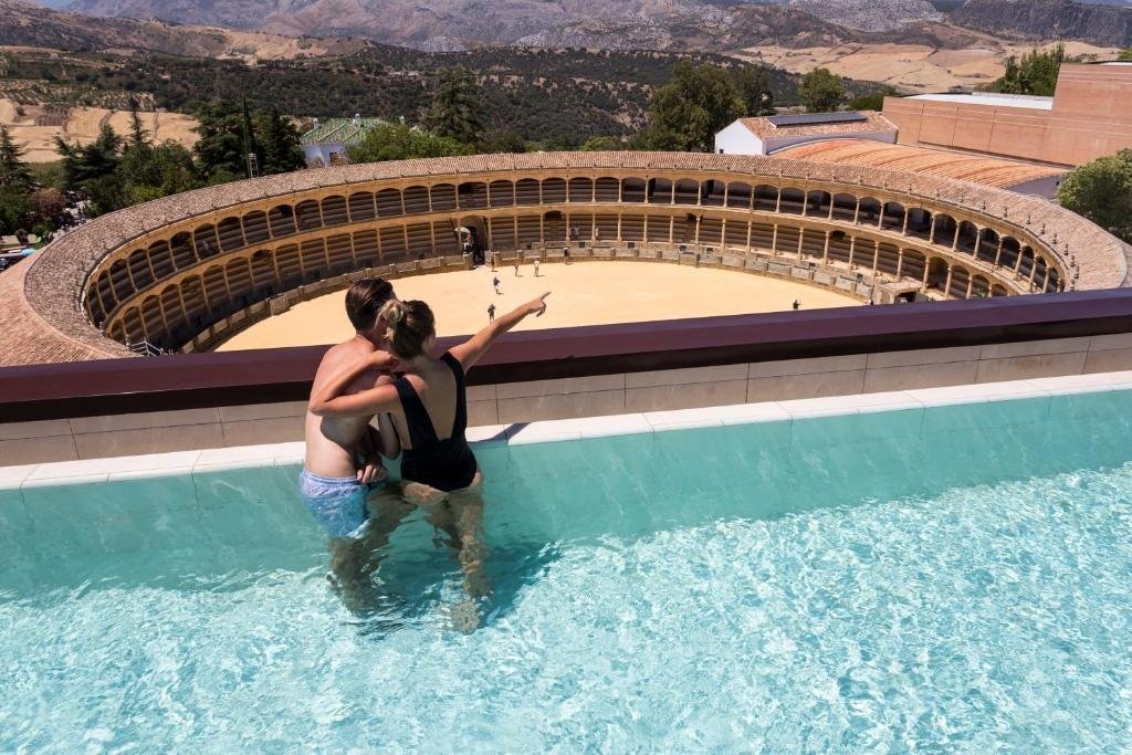 Hotel Catalonia and the bullring in Ronda
