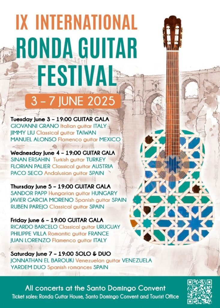 Ronda Guitar Festival 2025 artists and agenda