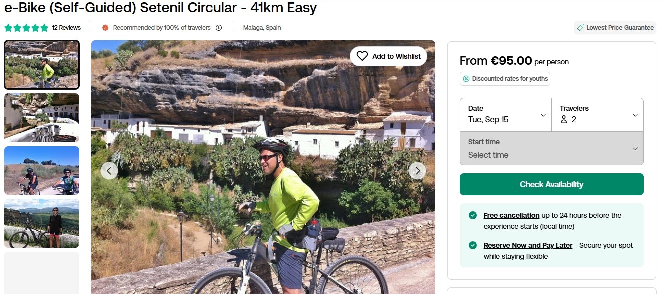 Acinipo E-bike tour