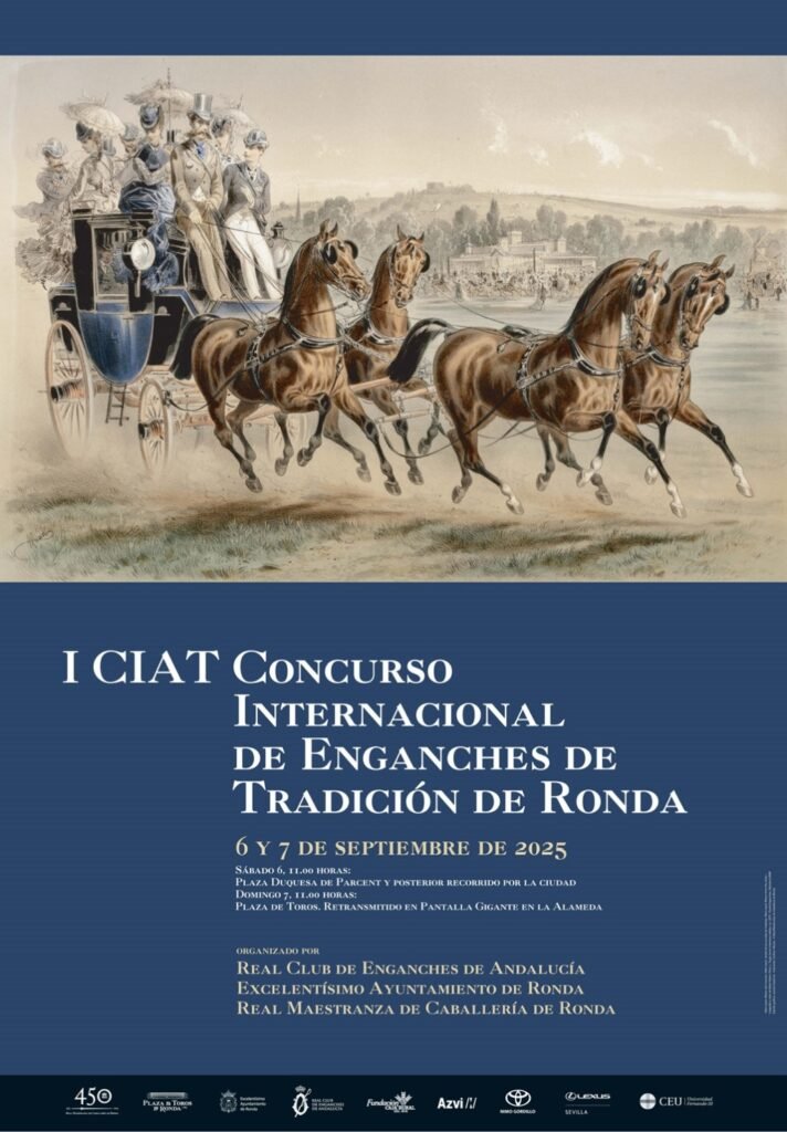Carriages and horses competition Ronda Pedro Romero feria 2025
