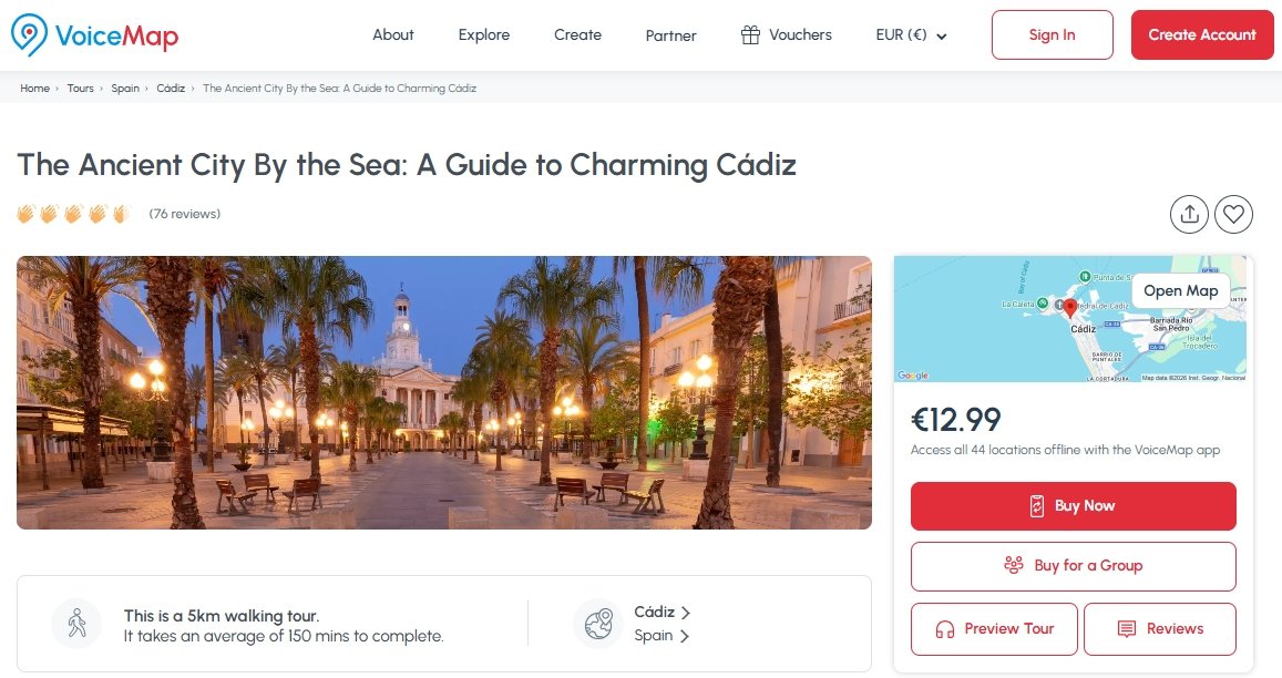 Cádiz VoiceMap audio guide