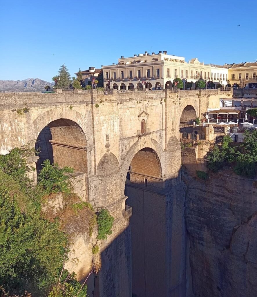 Puente Nuevo early in the morning in Ronda
