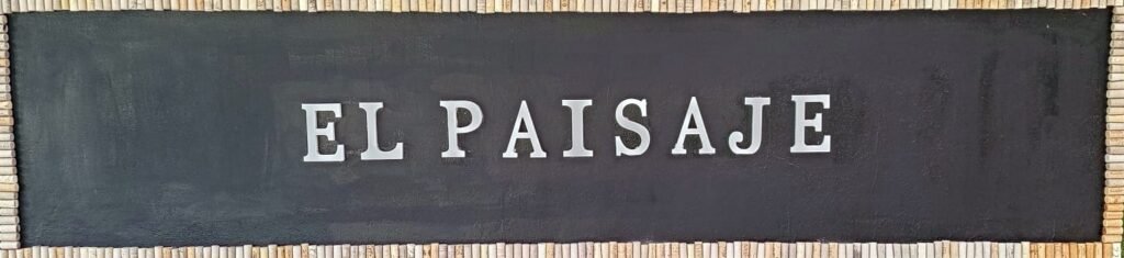 Restaurante El Paisaje - Atajate - corks sign