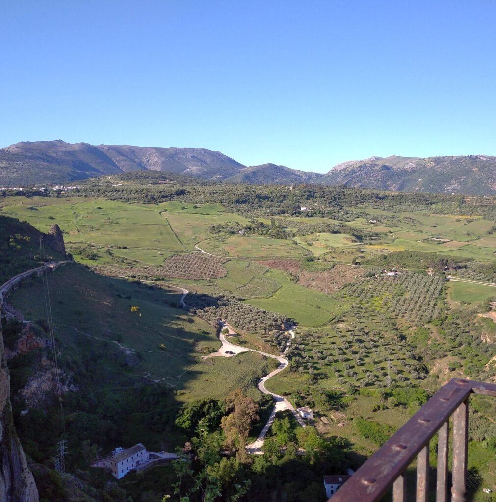 View from the Alameda to Grazalema